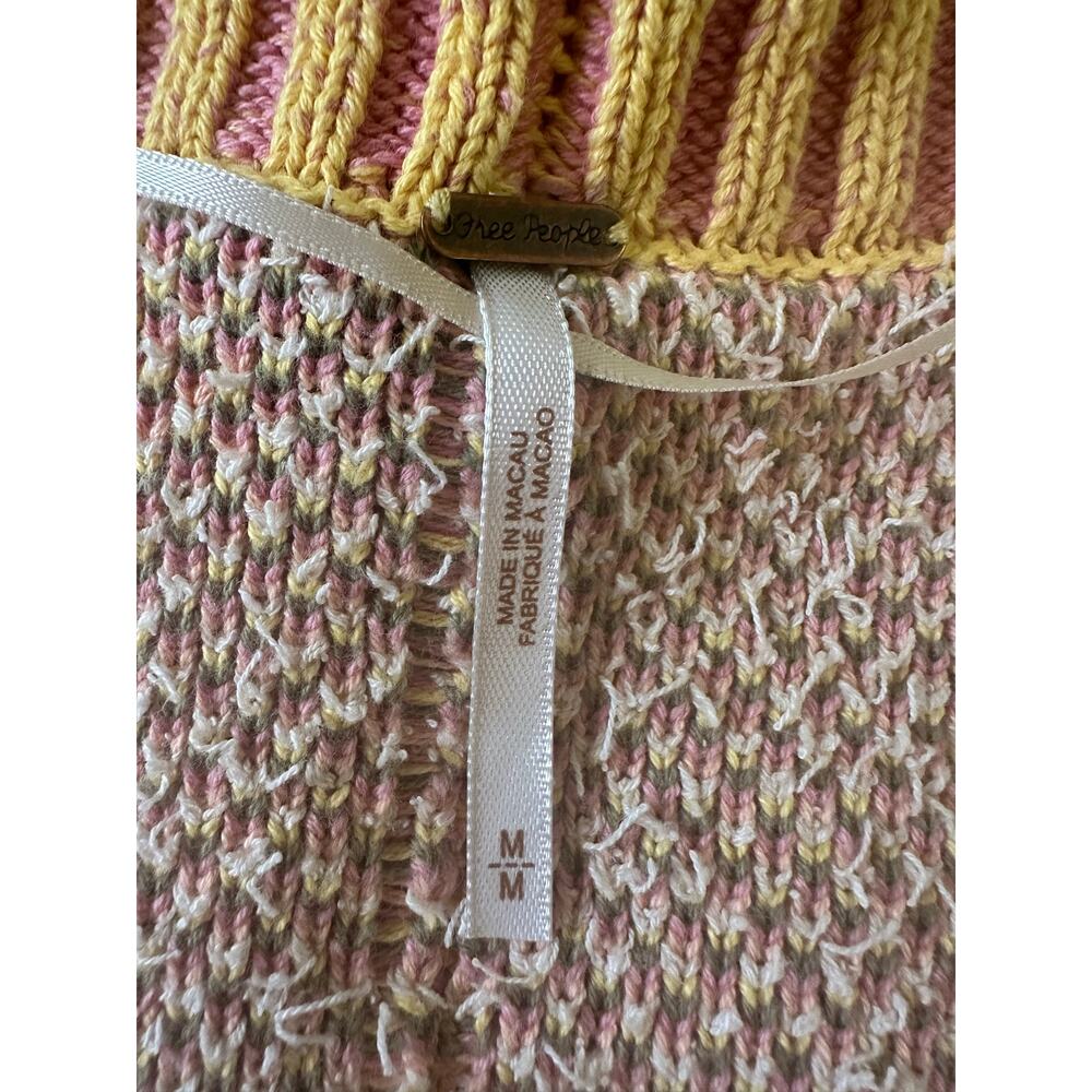Free People Oversized Bohemian Bali Tropical Garden Cardigan Sweater Size Medium - Picture 12 of 14